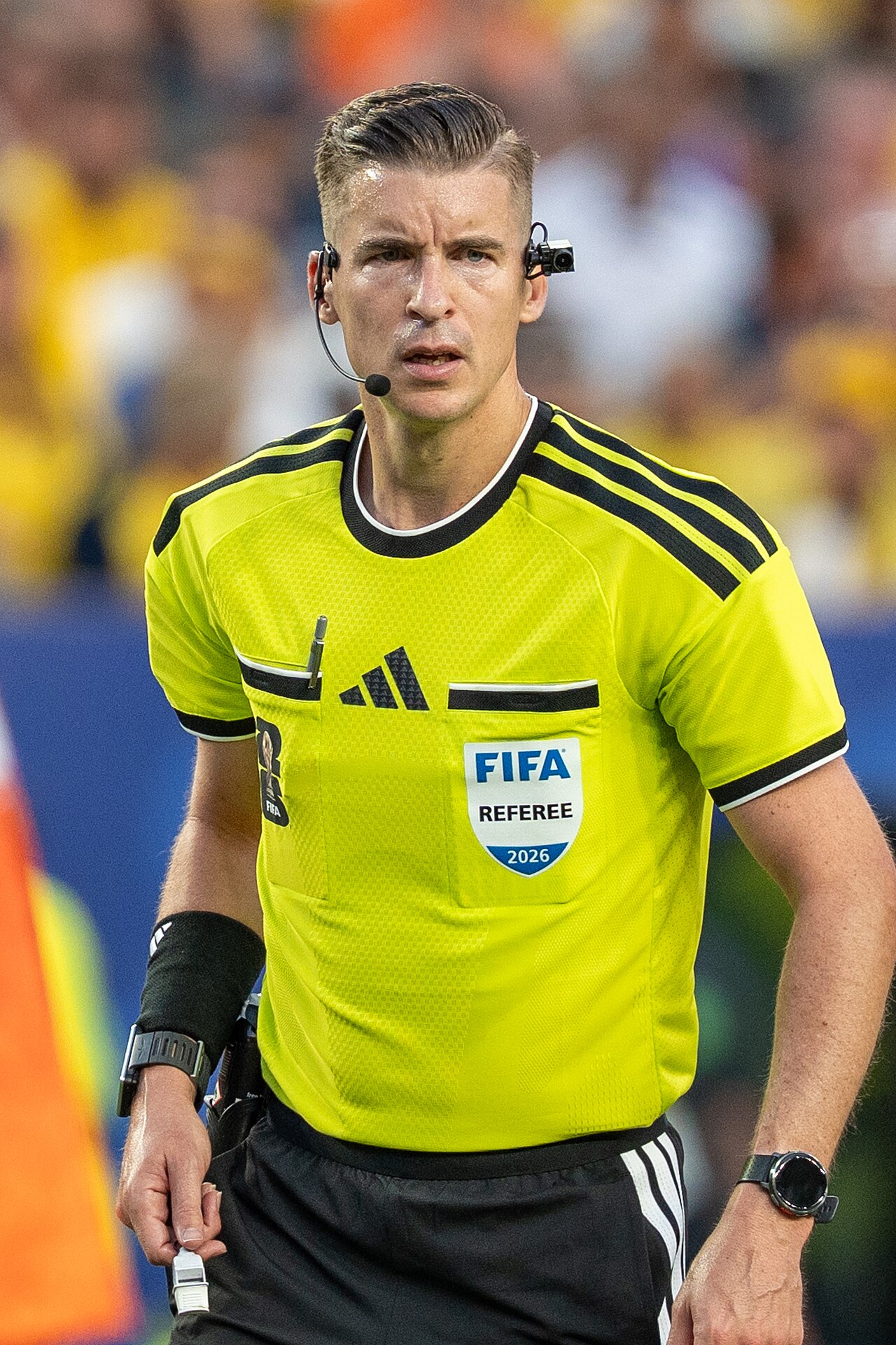 Der französische Schiedsrichter François Letexier bei der Partie Elfenbeinküste gegen Ecuador am 14. Juni 2026