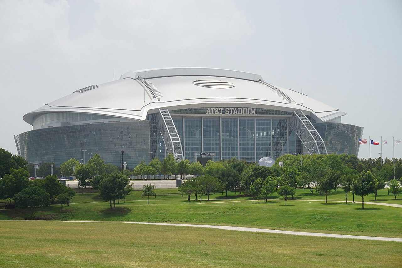 Das AT&T Stadium in Arlington bei Dallas, Austragungsort des WM-Sechzehntelfinales zwischen Australien und Ägypten.