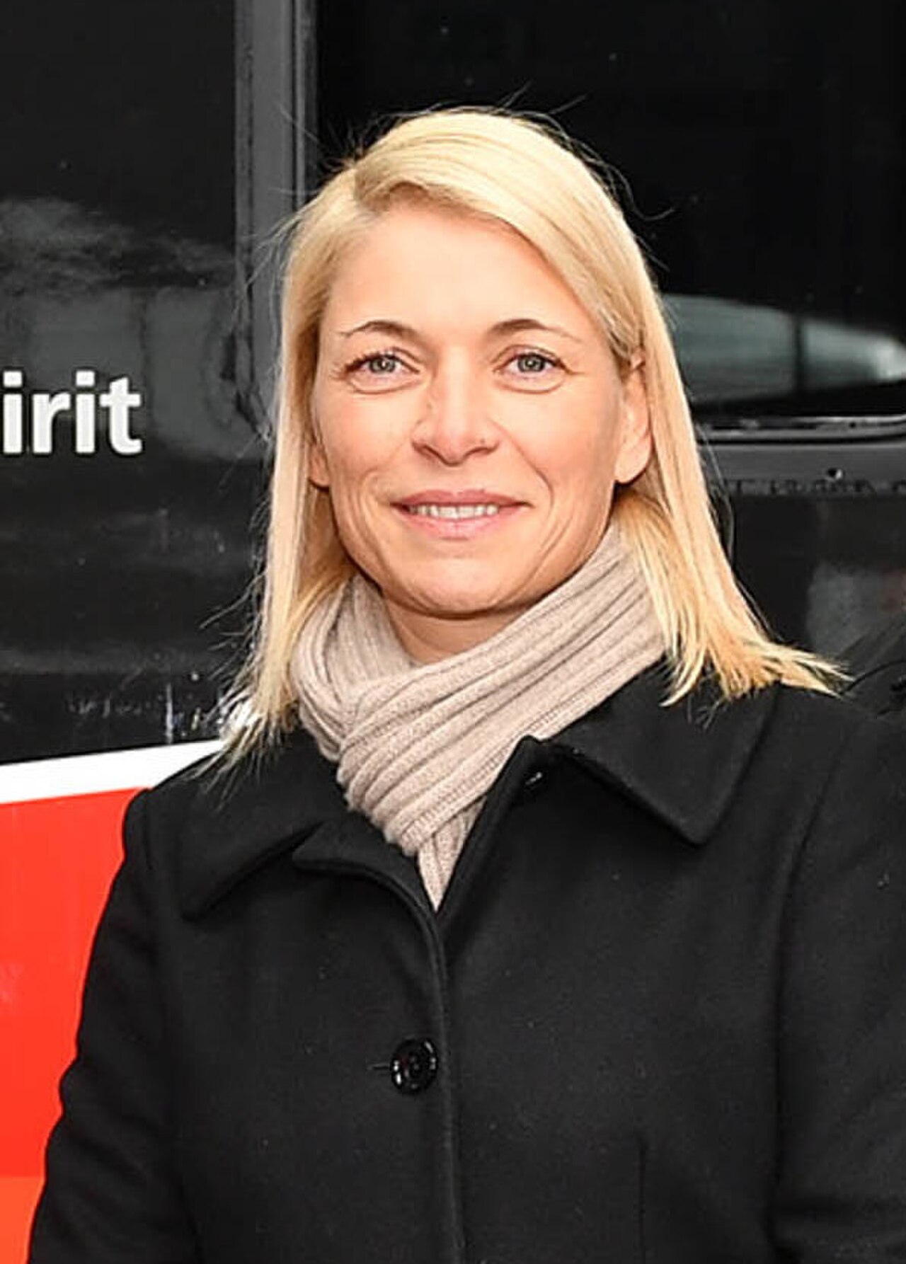 Porträt von Evelyn Palla, Vorstandsvorsitzende der Deutschen Bahn AG.