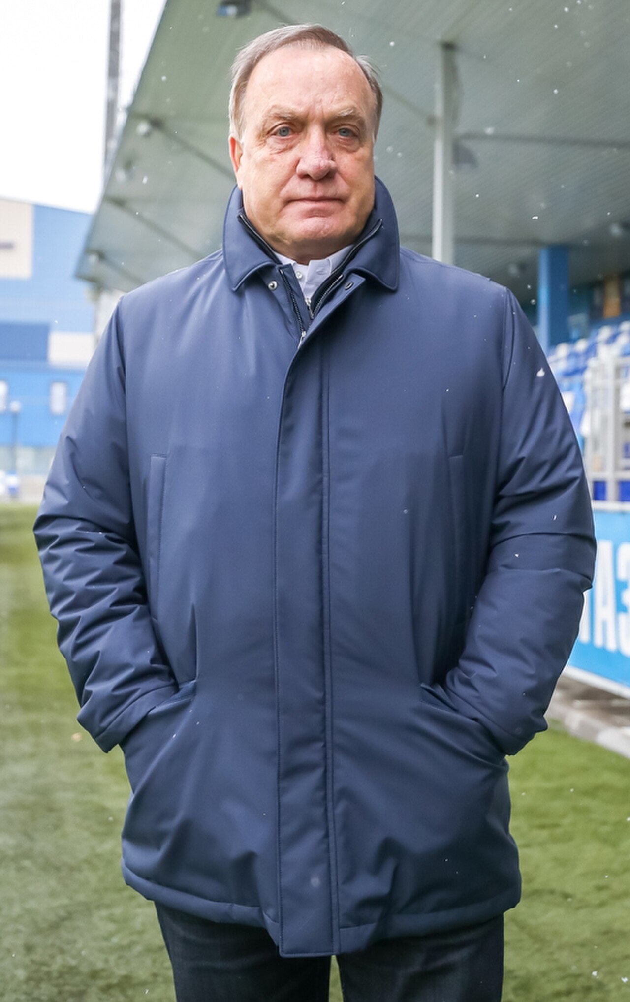 Dick Advocaat 2021 als Trainer von Zenit St. Petersburg - der 78-jährige Niederländer ist bei der WM 2026 der älteste Trainer in der Turniergeschichte und führt Curacao zur ersten WM-Teilnahme.