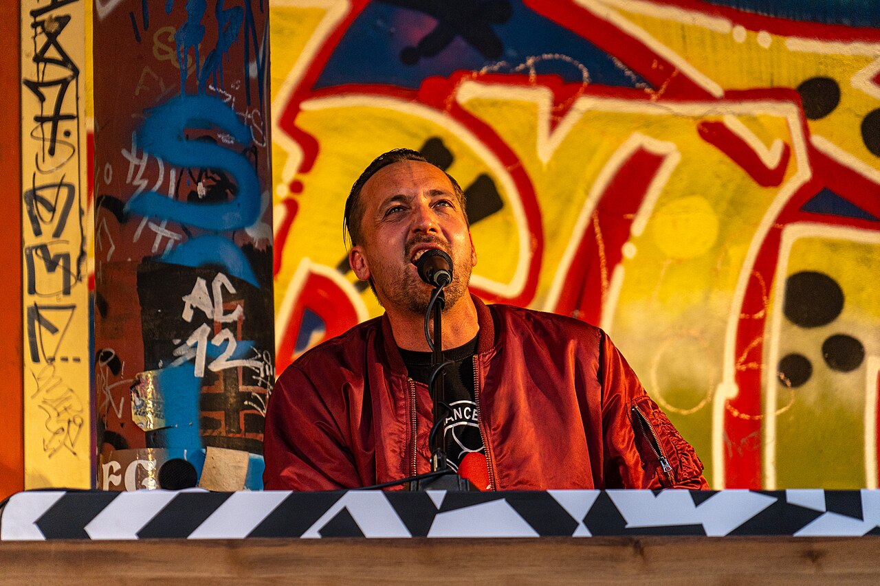 Danger Dan beim Abschlusskonzert 2023 in der Roten Flora in Hamburg.