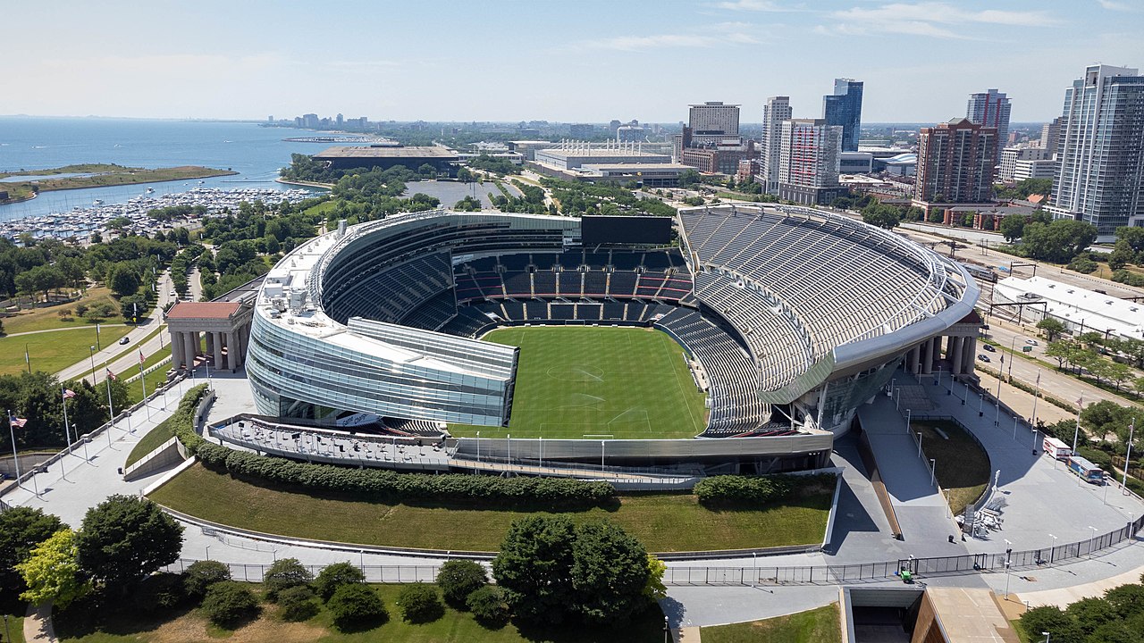 Das Soldier Field in Chicago, Austragungsort des DFB-Tests gegen die USA am 6. Juni 2026