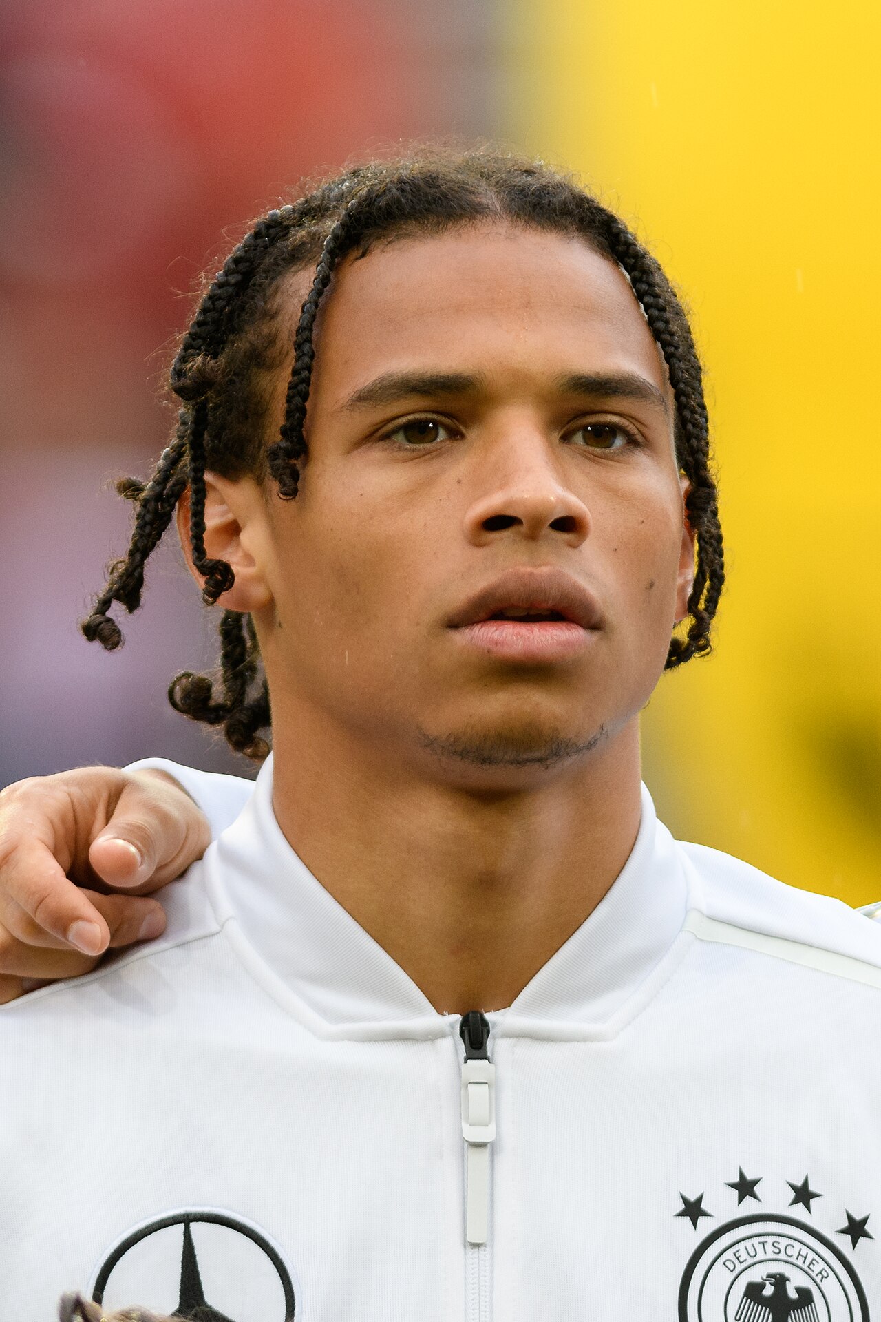 Leroy Sané im DFB-Trikot bei einem Länderspiel - der Außenstürmer traf am Samstag in Chicago zum 2:1-Endstand gegen die USA