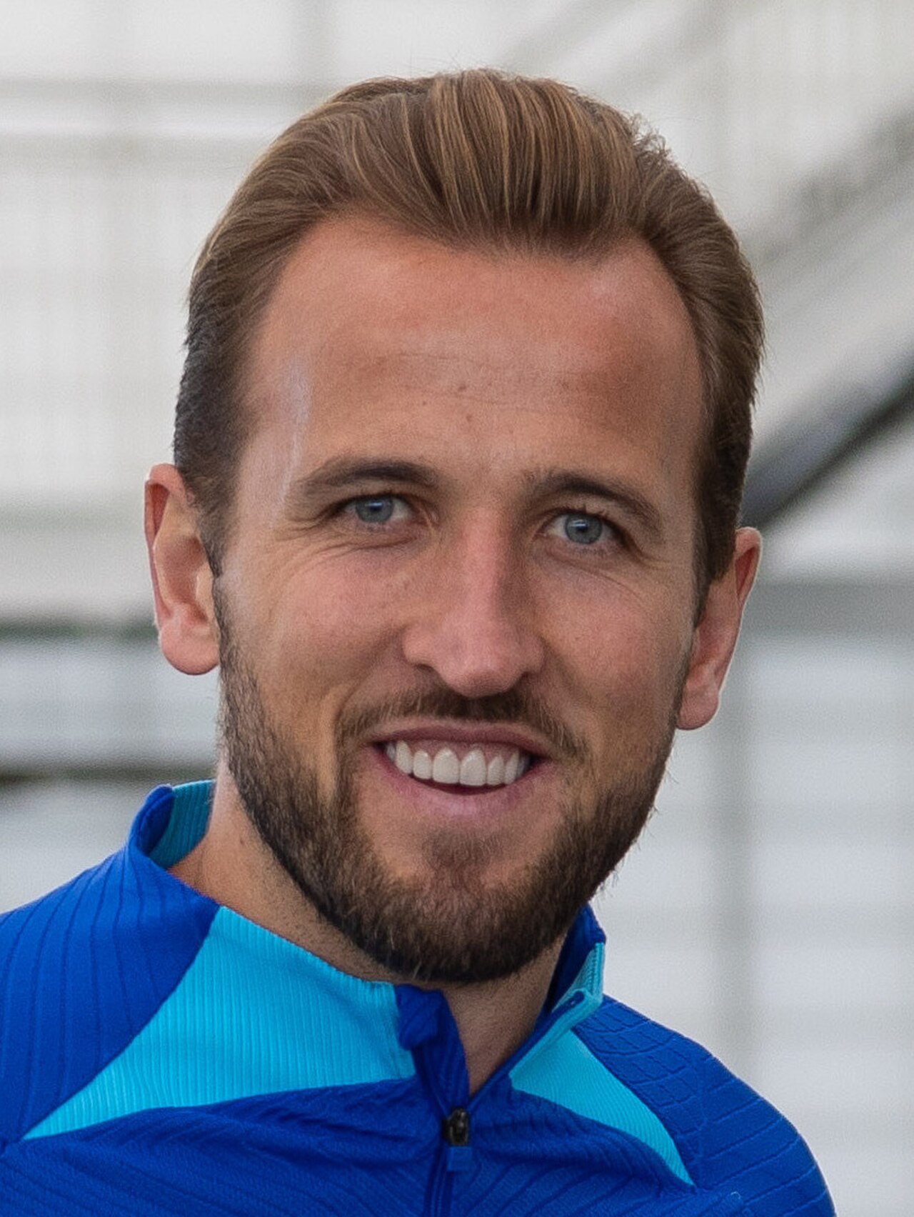 Harry Kane im England-Trikot beim Besuch von Premierminister Rishi Sunak im St George's Park, Oktober 2023.