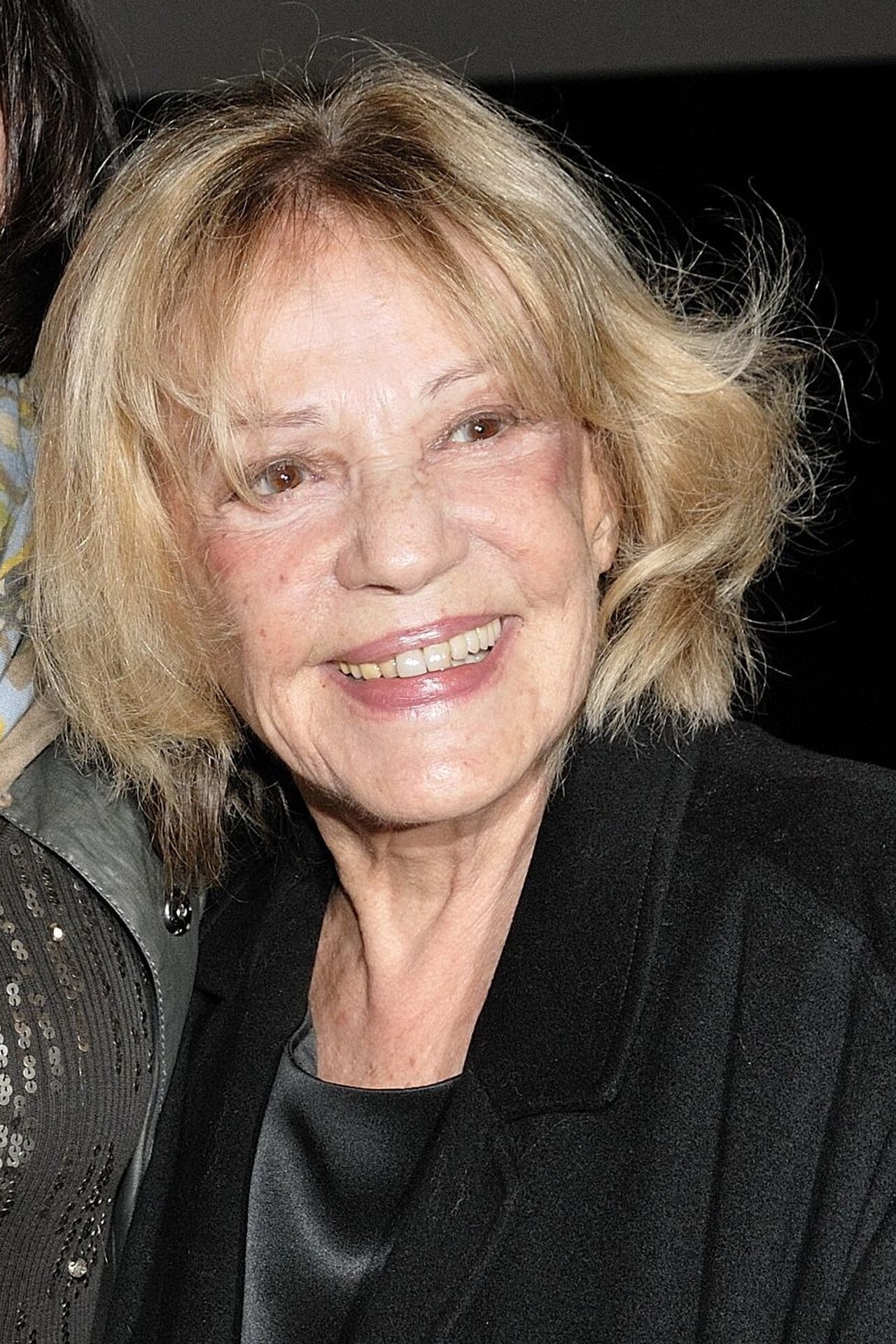 Jeanne Moreau, weibliche Hauptdarstellerin in „Fahrstuhl zum Schafott“, auf einem Foto aus dem Jahr 2009