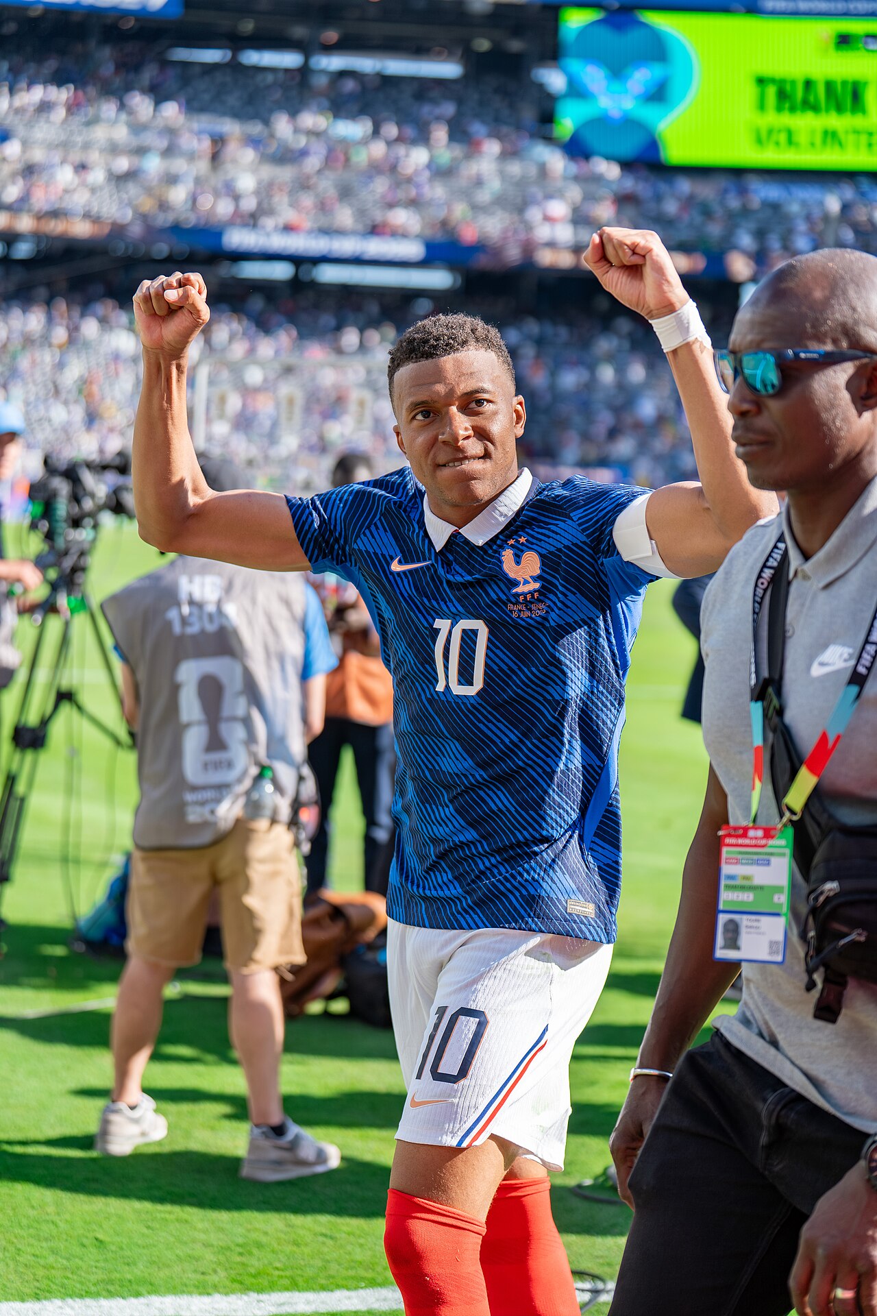 Kylian Mbappé im Trikot der französischen Nationalmannschaft während des WM-2026-Gruppenspiels gegen Senegal am 16. Juni 2026