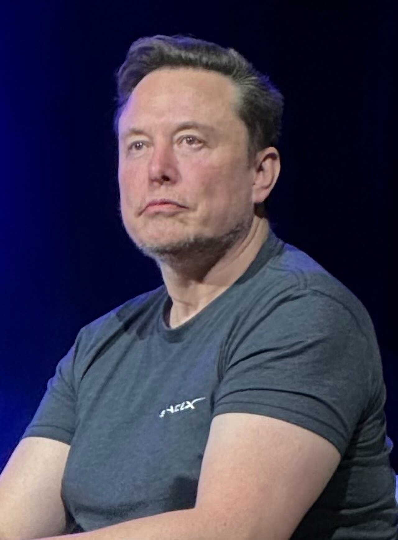Elon Musk bei einer Konferenz im März 2024
