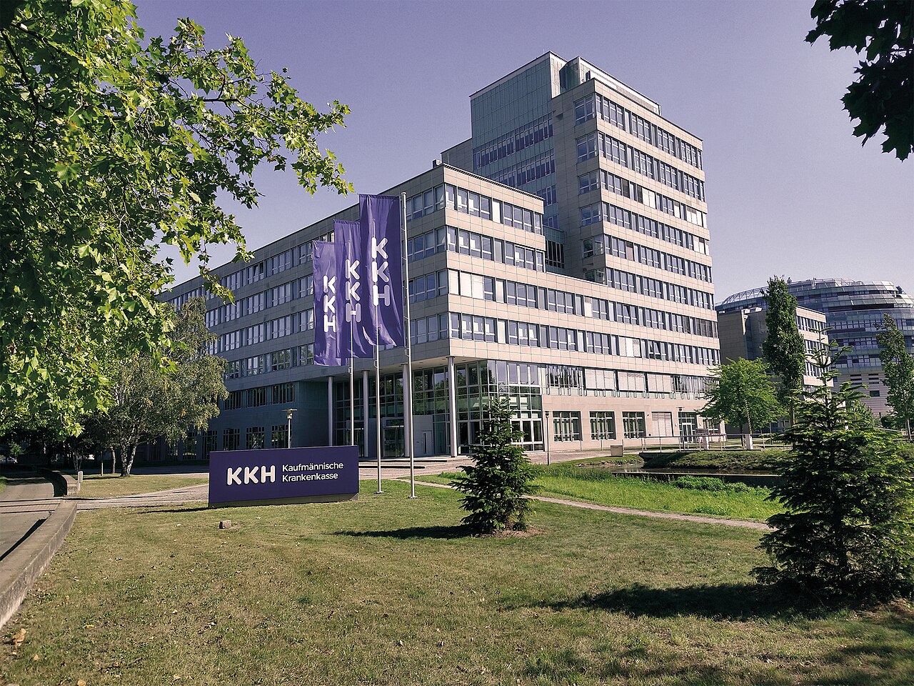 Hauptverwaltung der Kaufmännischen Krankenkasse KKH in Hannover.