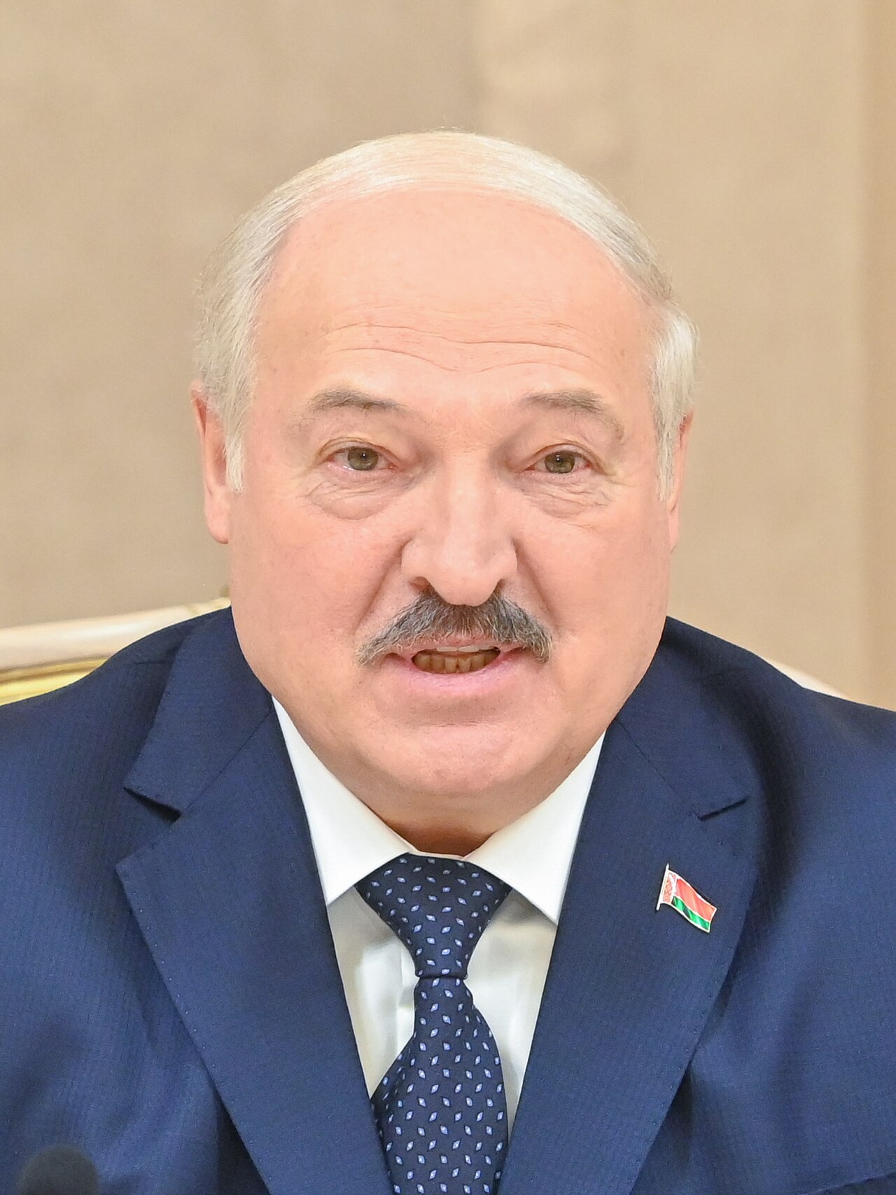 Alexander Lukaschenko bei einem offiziellen Termin im April 2023.
