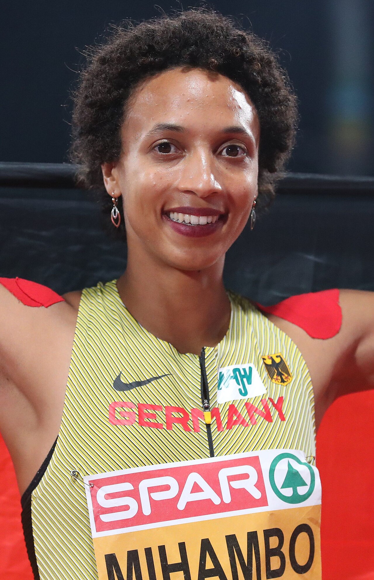 Malaika Mihambo im Weitsprung-Wettkampf bei den European Championships 2022 in München