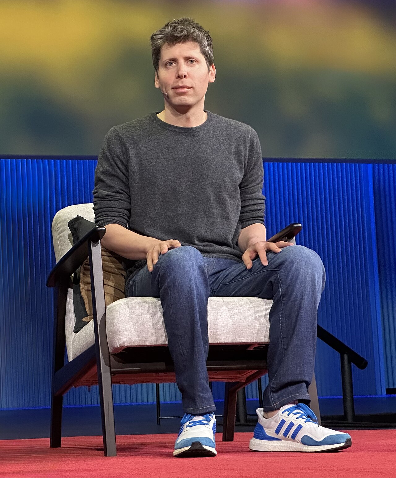 OpenAI-Chef Sam Altman spricht auf der TED-Konferenz