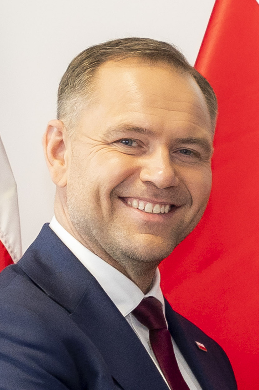 Karol Nawrocki, neu gewählter Präsident der Republik Polen, Aufnahme während eines Auftritts in Polen.