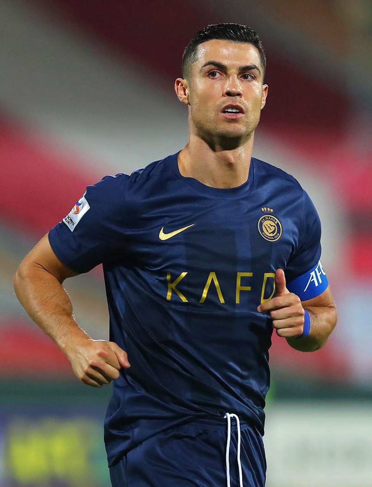 Cristiano Ronaldo am Ball im Trikot von Al-Nassr