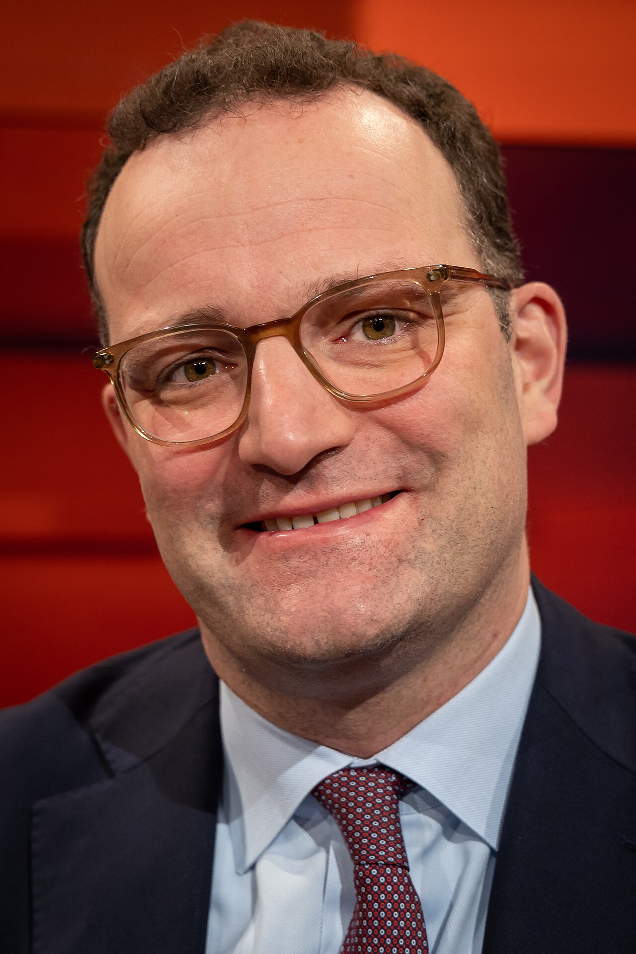Jens Spahn im WDR-Studio bei „hart aber fair“, März 2023