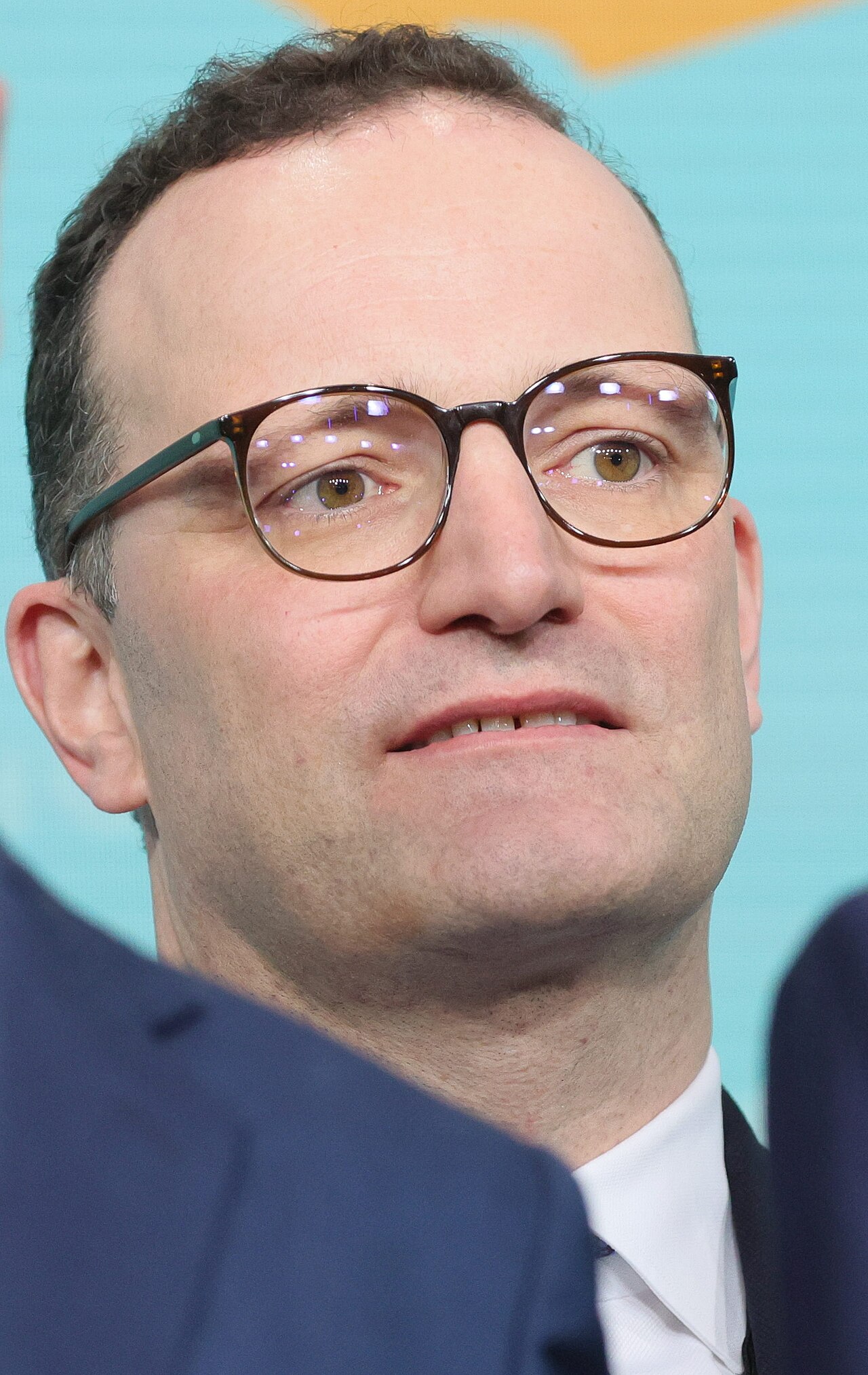 Jens Spahn am Wahlabend der CDU im Konrad-Adenauer-Haus in Berlin, 23. Februar 2025.