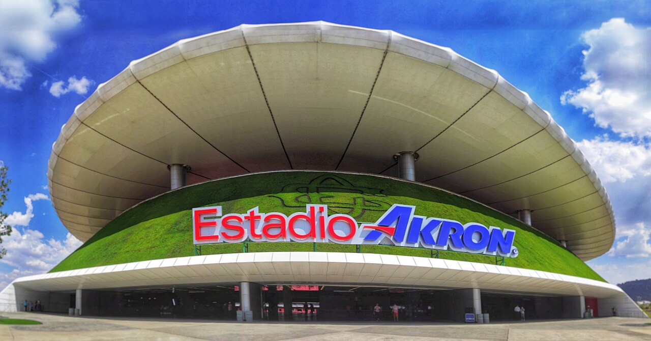 Das Estadio Akron in Guadalajara, Spielstätte für Südkorea gegen Tschechien bei der WM 2026.