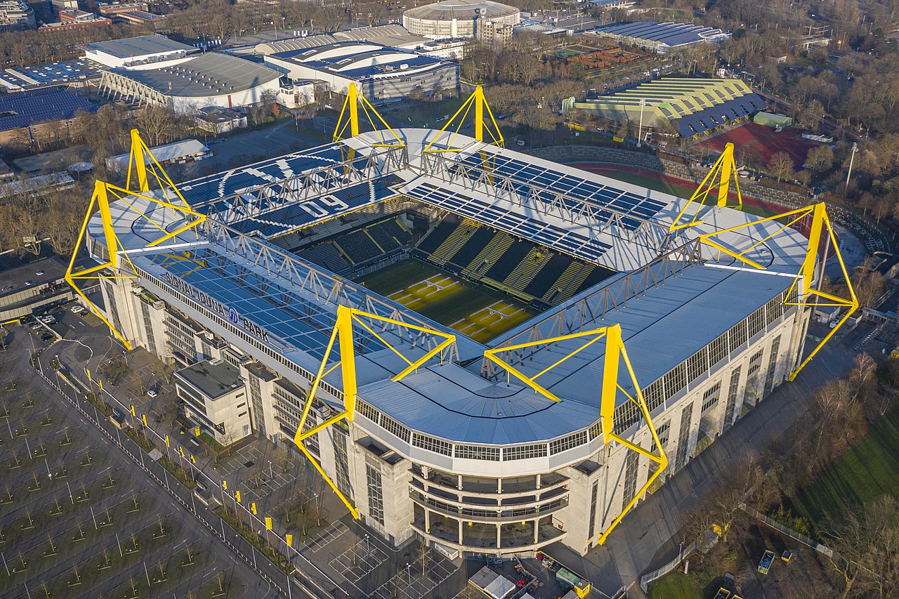 Signal Iduna Park in Dortmund, Austragungsort des Franz-Beckenbauer-Supercups 2026