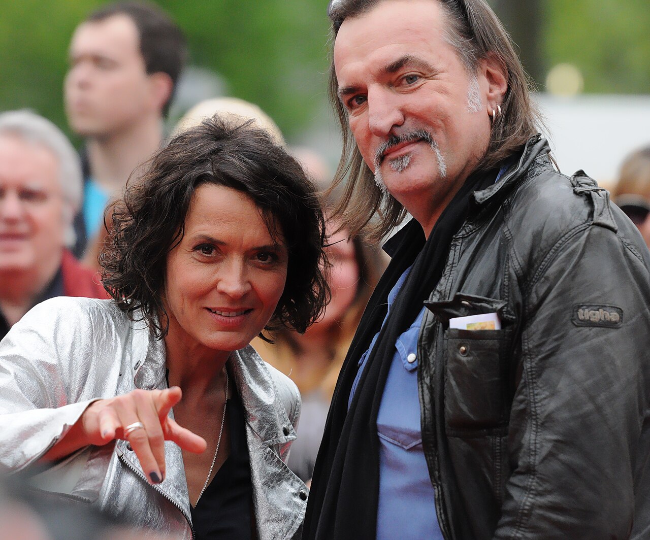 Ulrike Folkerts und Andreas Hoppe bei der Verleihung des Grimme-Preises 2014 in Marl
