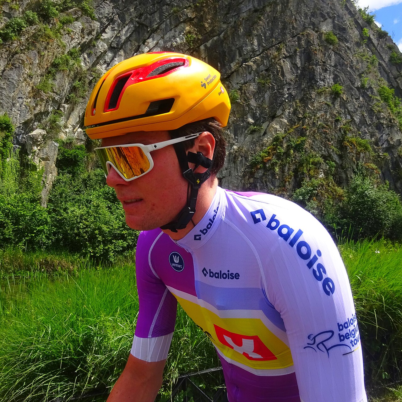 Søren Wærenskjold im Uno-X-Trikot bei der Tour de Belgique 2024