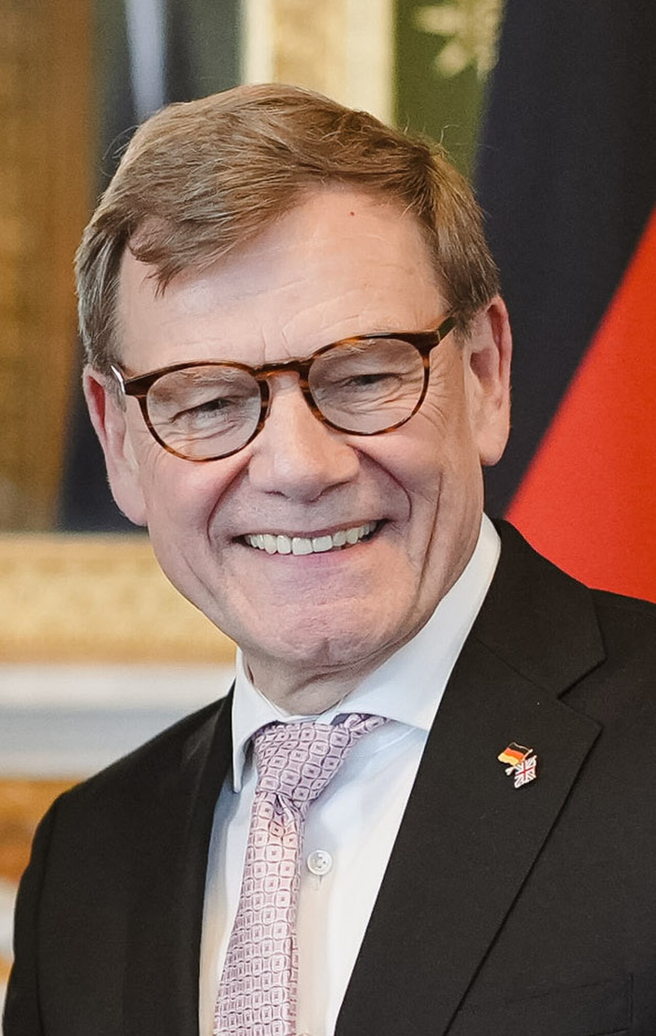 Bundesaußenminister Johann Wadephul (CDU) bei einem Treffen mit dem britischen Außenminister David Lammy 2025.